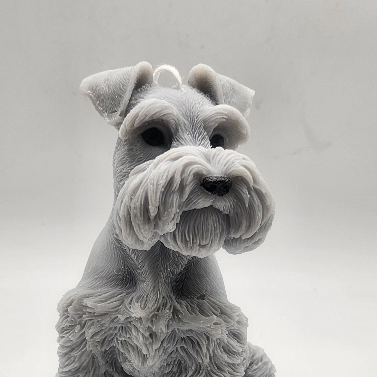 Schnauzer Dog Candle
