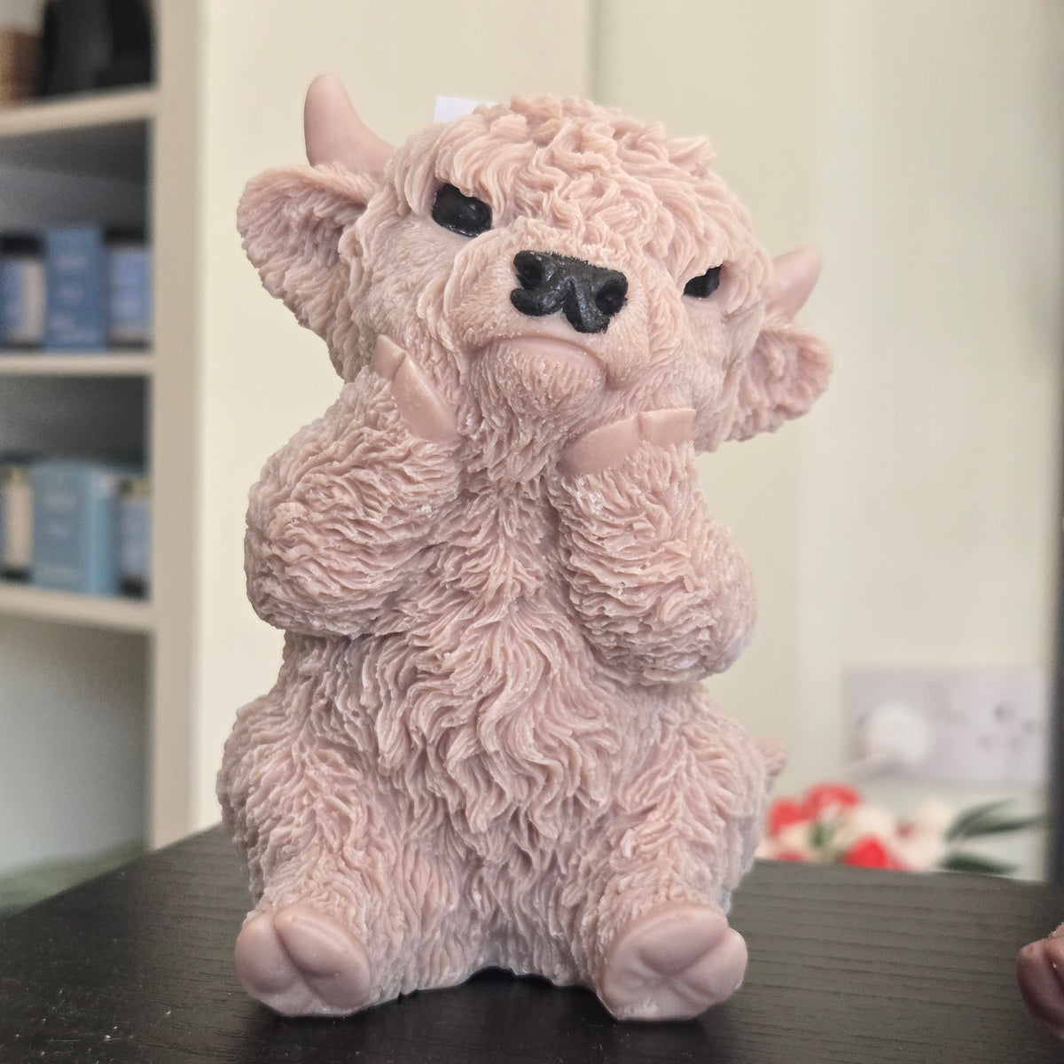 Large Highland Cow Candle