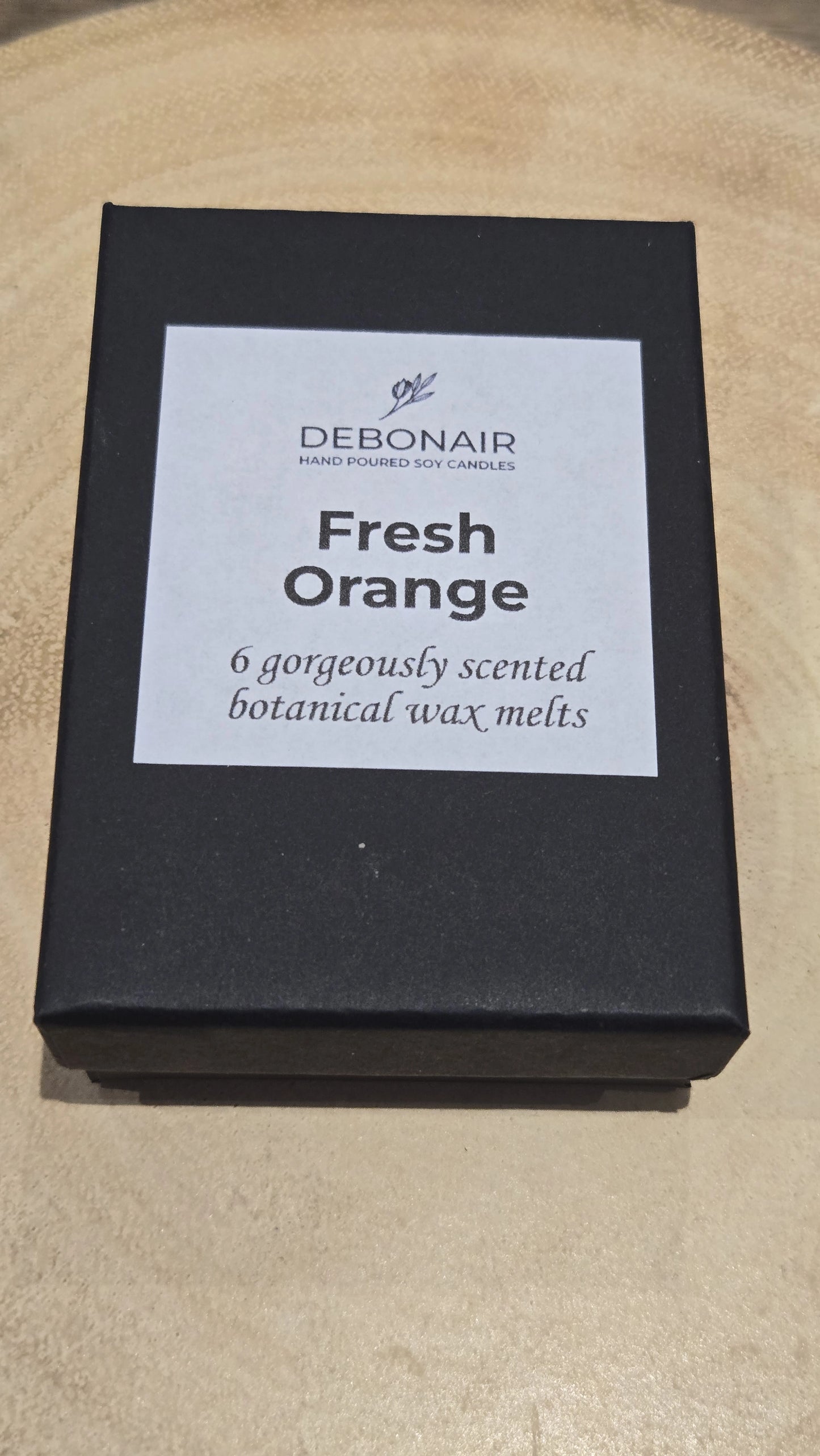 Fresh Orange Botanical Wax Melts - Boxed Set of 6 Soy Wax Melts