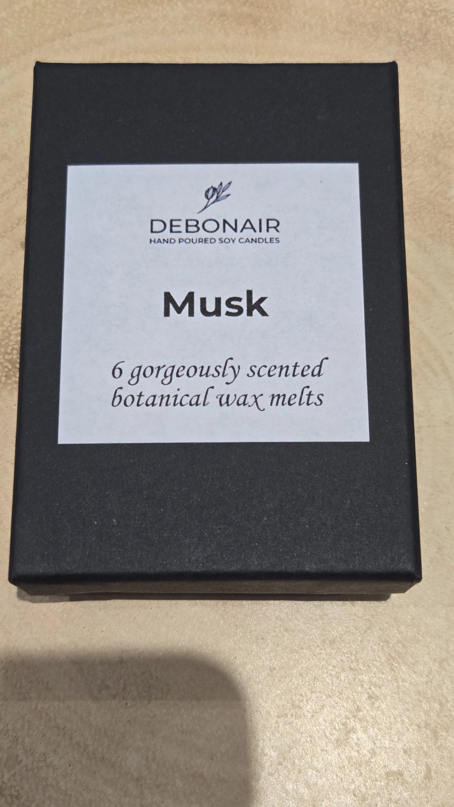 Musk Botanical Wax Melts - Boxed Set of 6 Soy Wax Melts