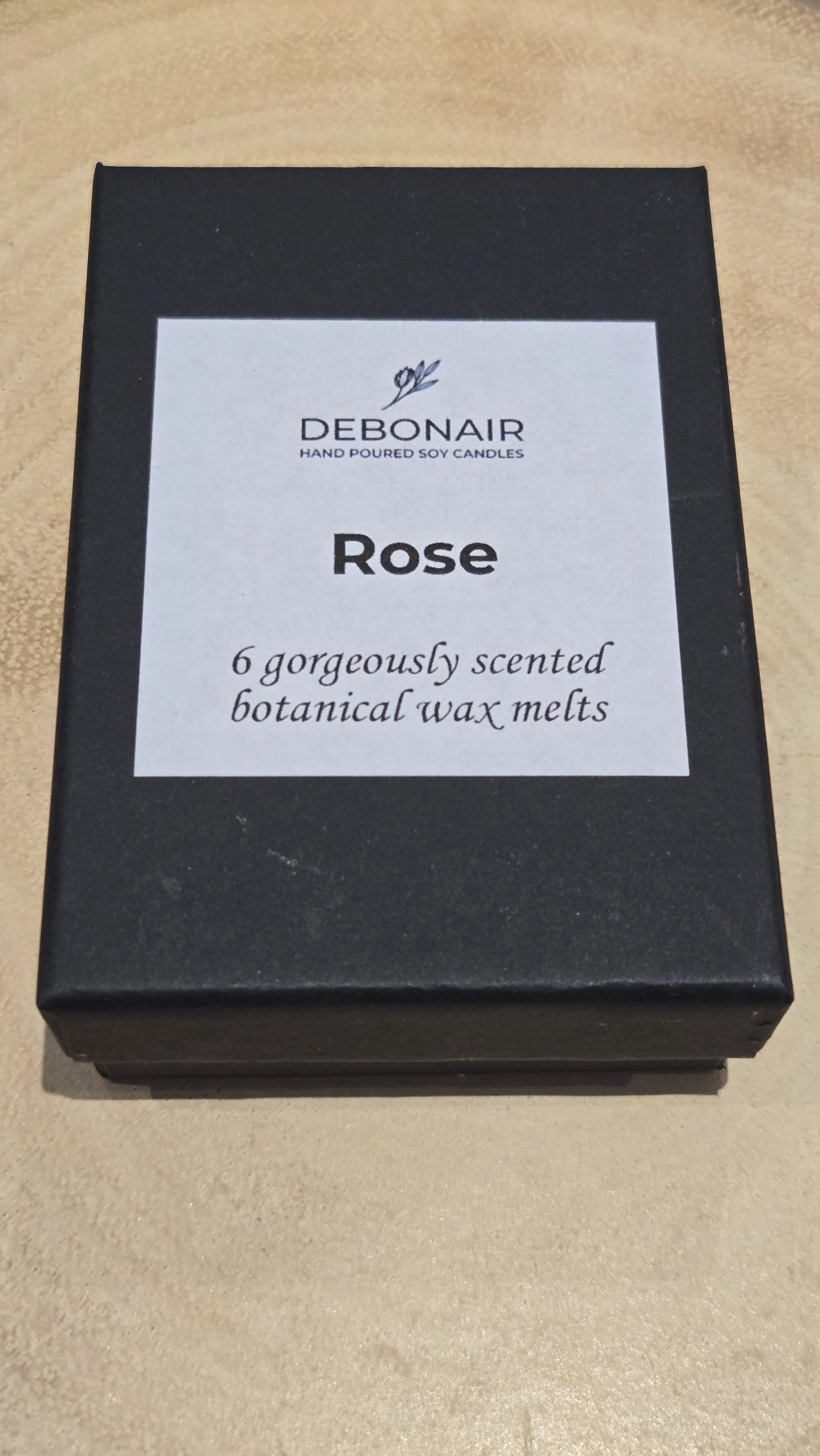 Rose Botanical Wax Melts - Boxed Set of 6 Soy Wax Melts