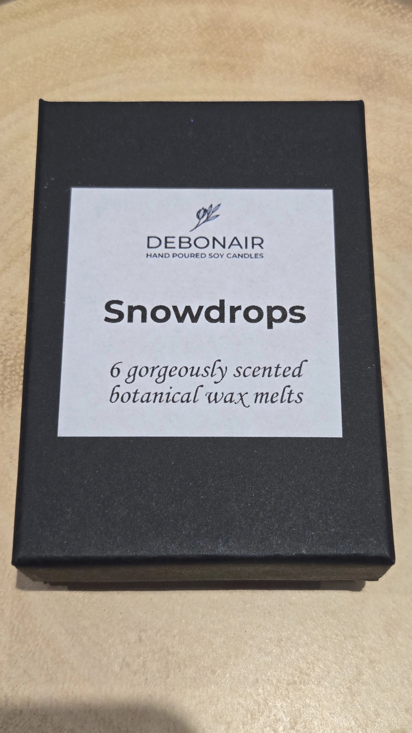 Snowdrops Botanical Wax Melts - Boxed Set of 6 Soy Wax Melts
