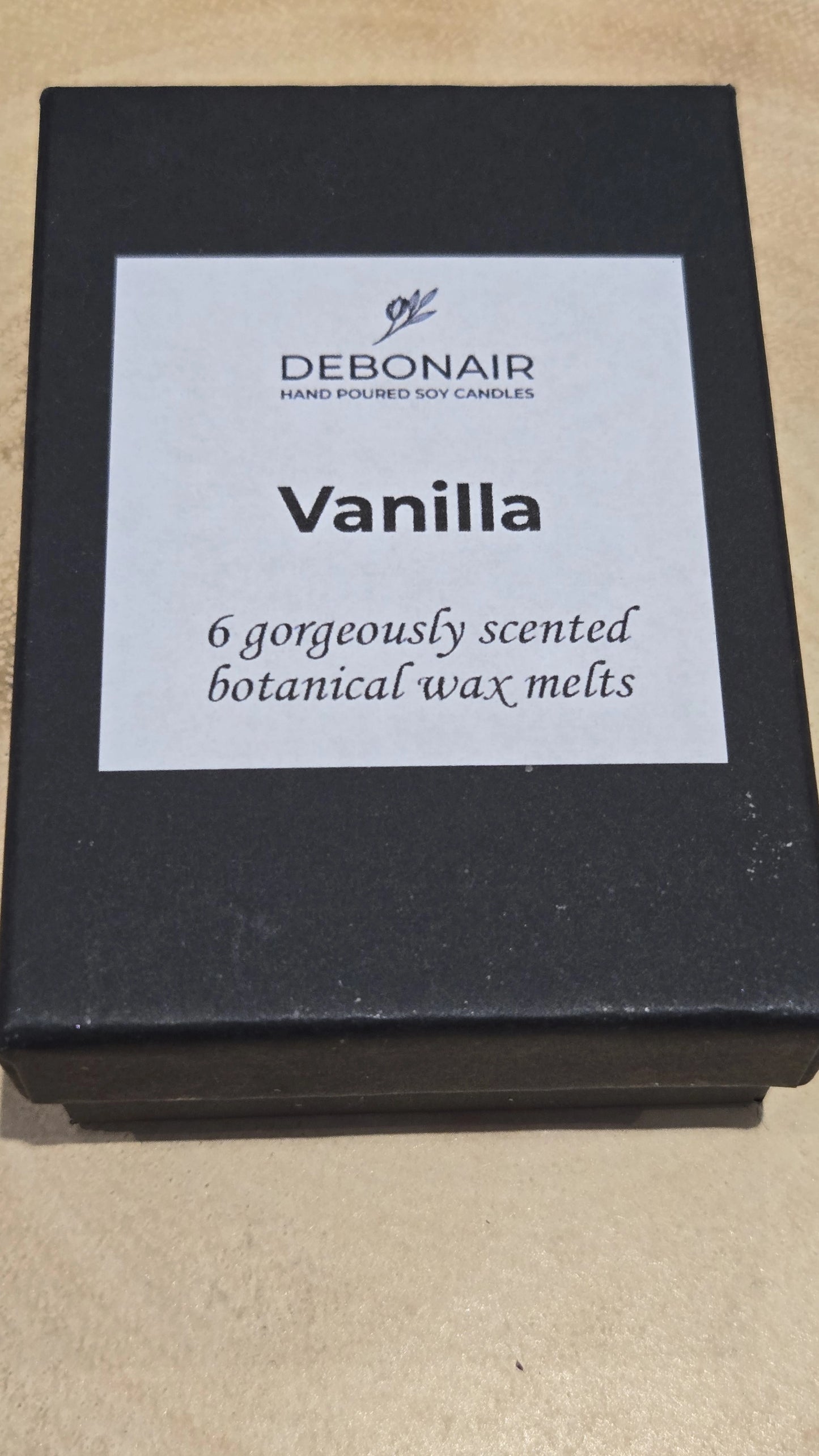 Vanilla Botanical Wax Melts - Boxed Set of 6 Soy Wax Melts