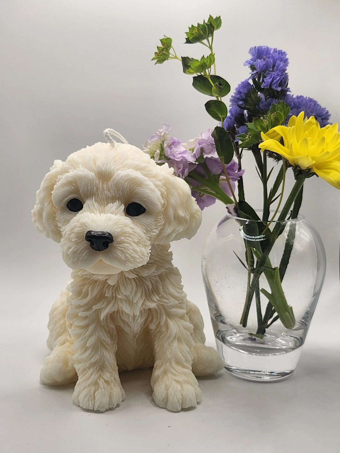Cockerpoo Dog Candle