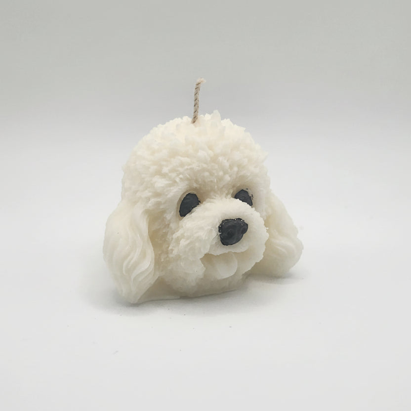 Puppy Dog Head Small Candle