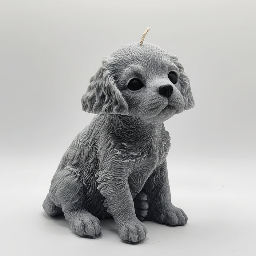 King Charles Spaniel Dog Candle