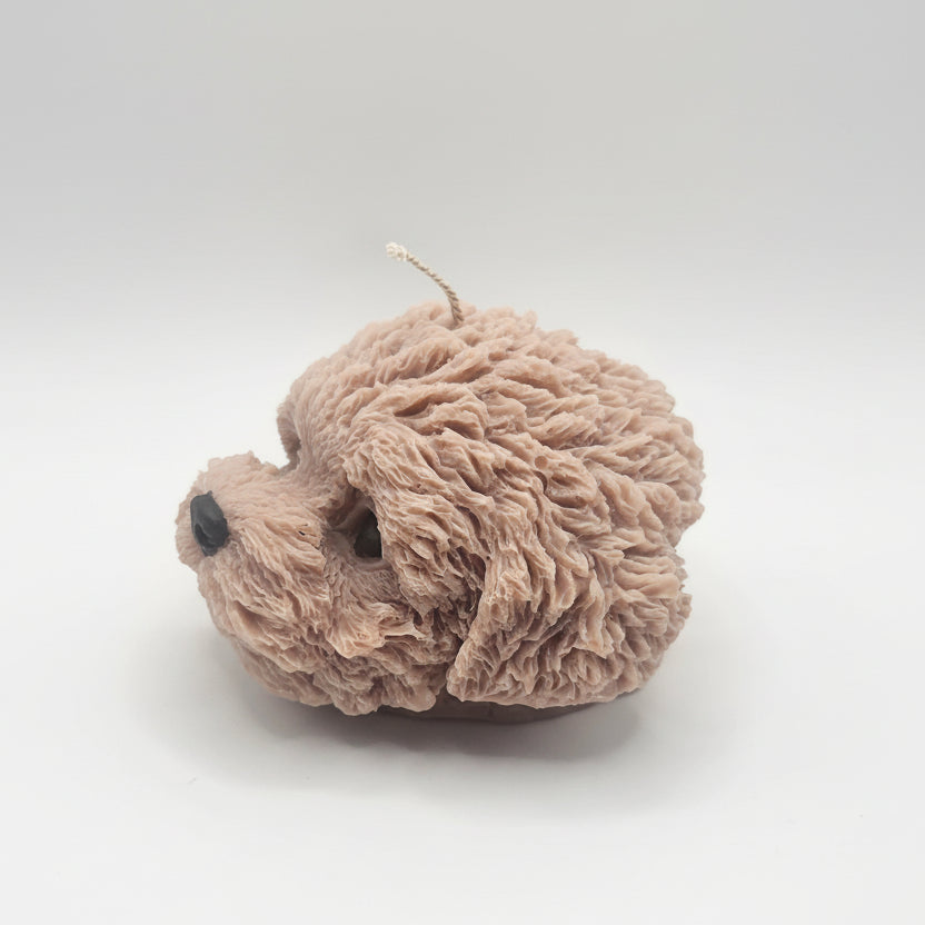 Puppy Dog Head Medium Candle