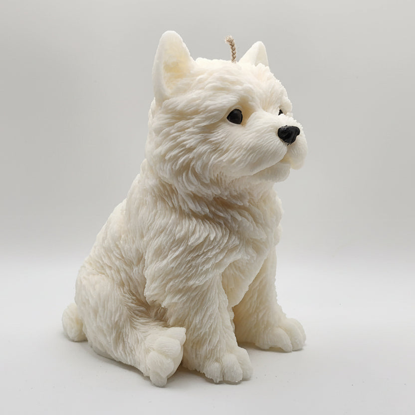West Highland Terrier Dog Candle