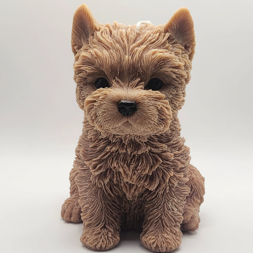 Yorkshire Terrier Dog Candle