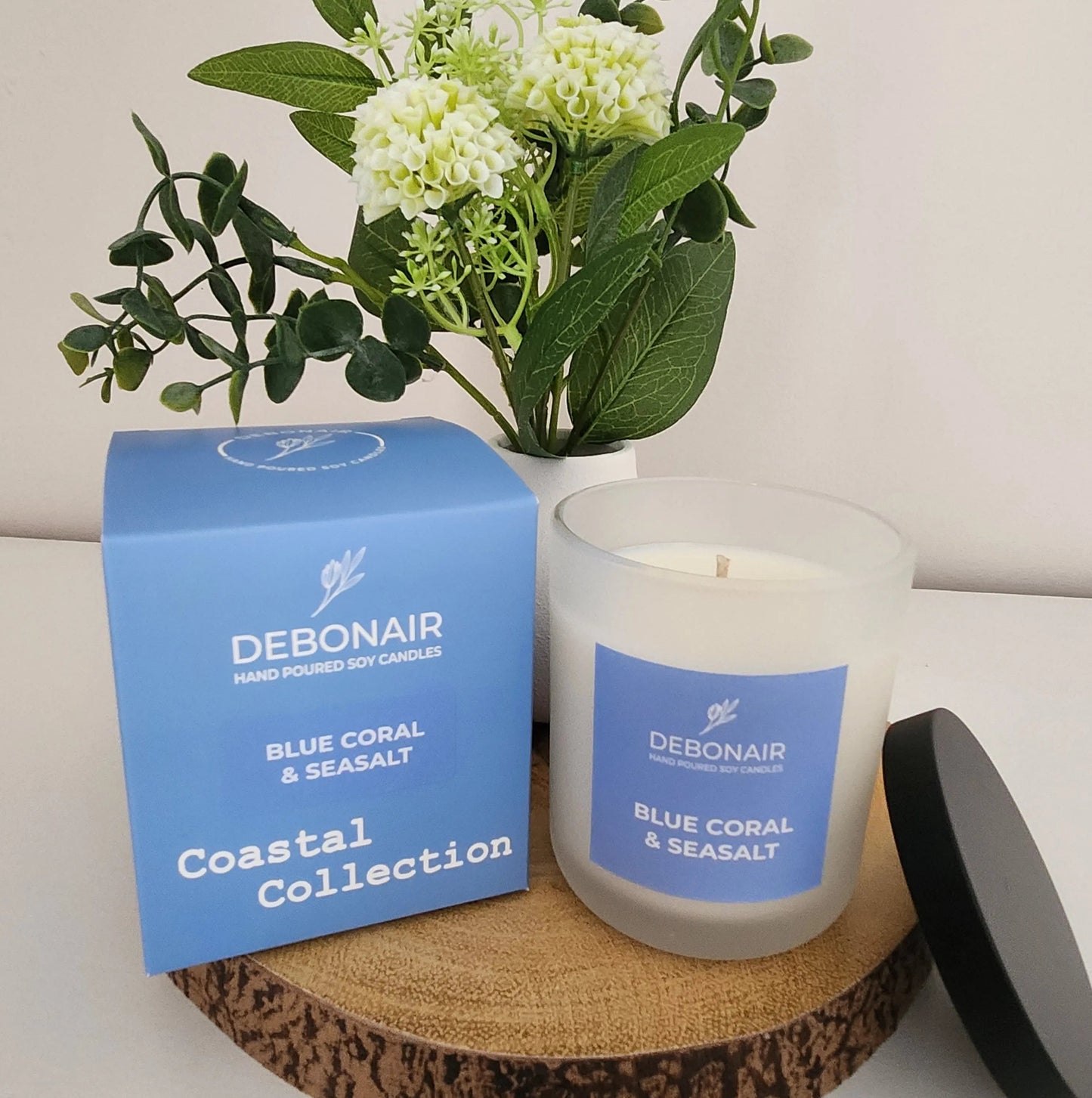 Blue Coral & Seasalt 160g Candle