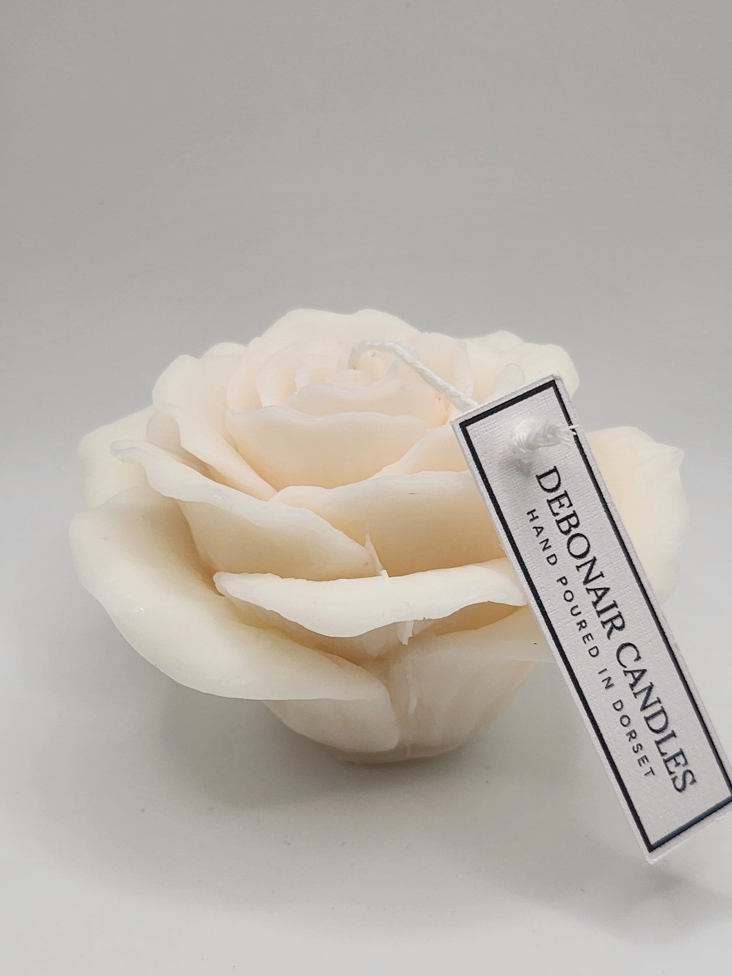 Open Rose Delicate Candle