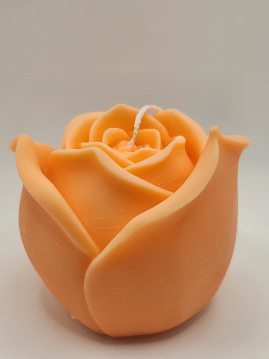 Large Rose Candle
