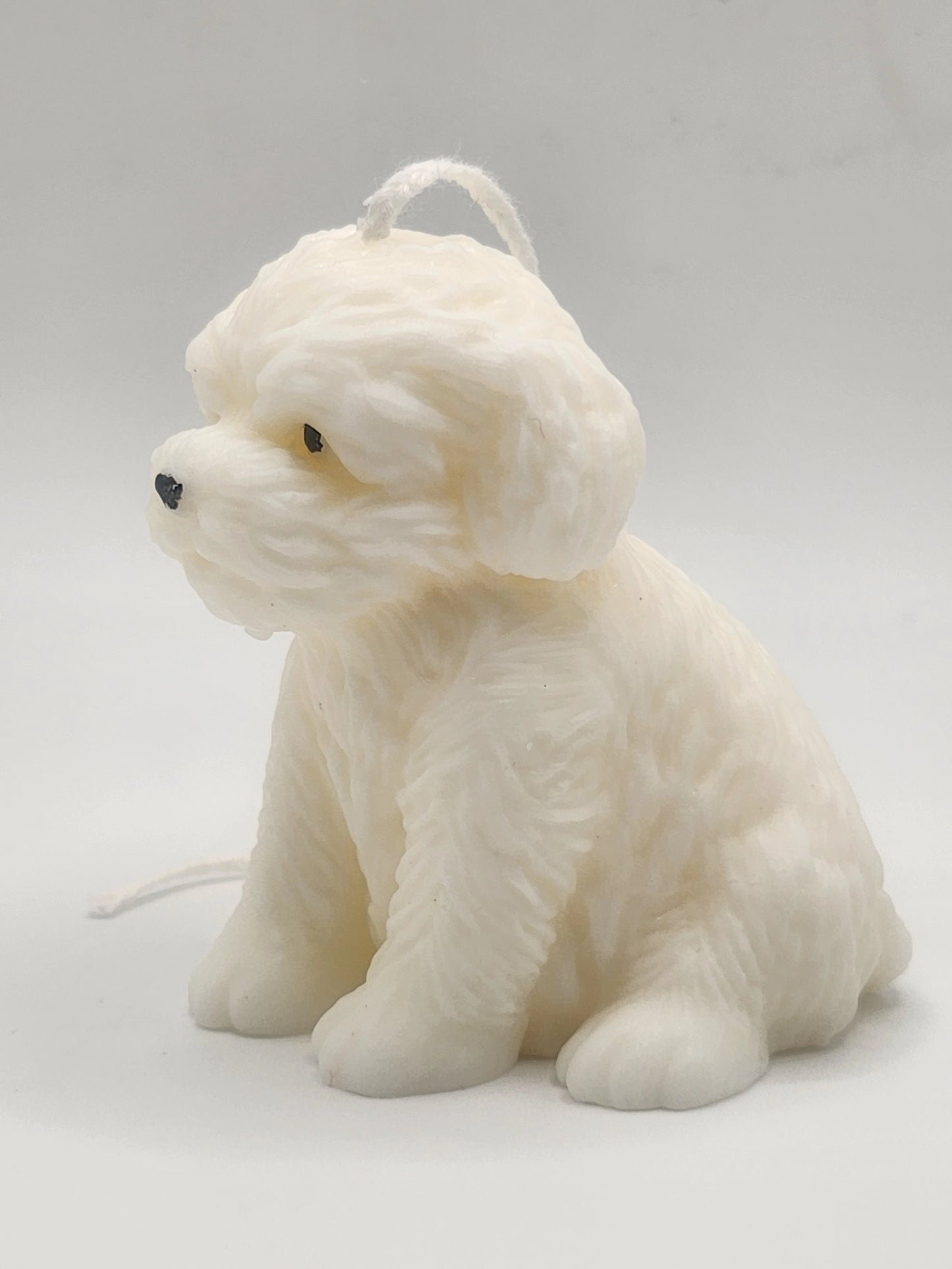 Small Puppy Dog Candle
