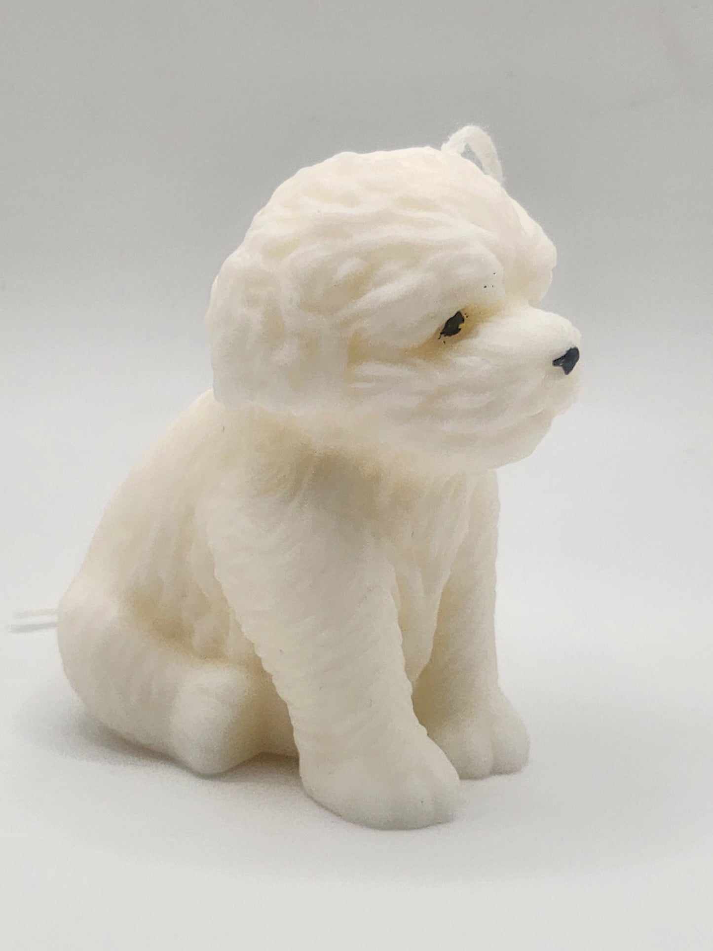 Small Puppy Dog Candle