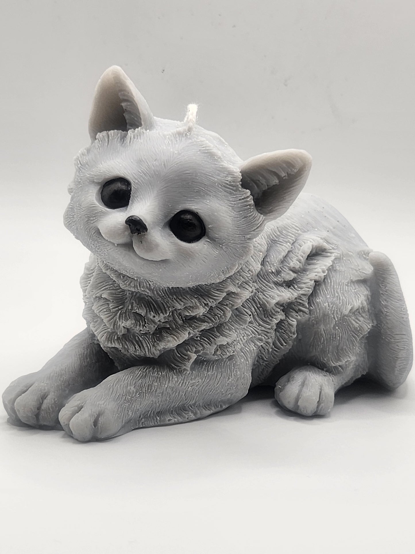 Cat Lying Candle