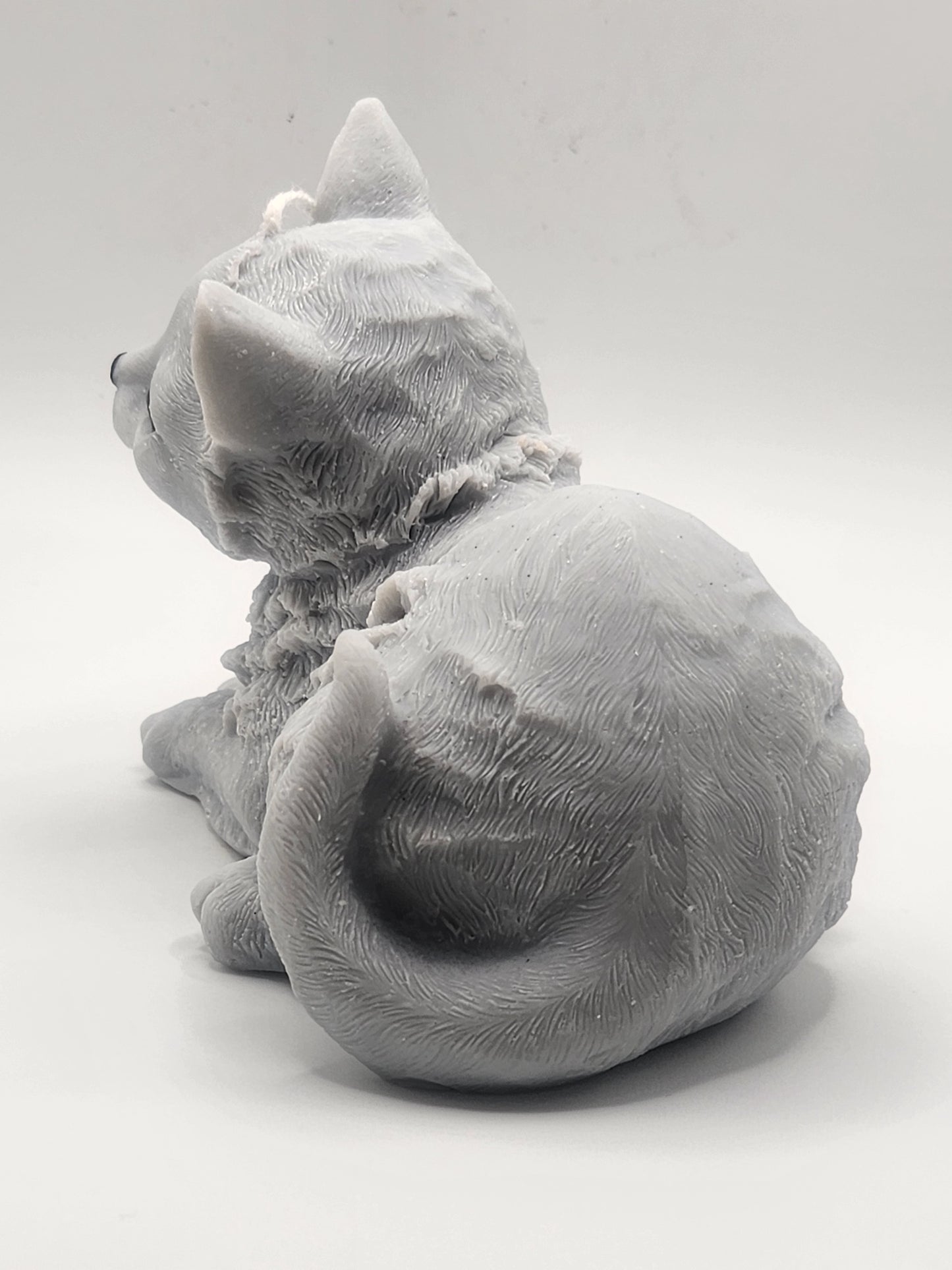 Cat Lying Candle