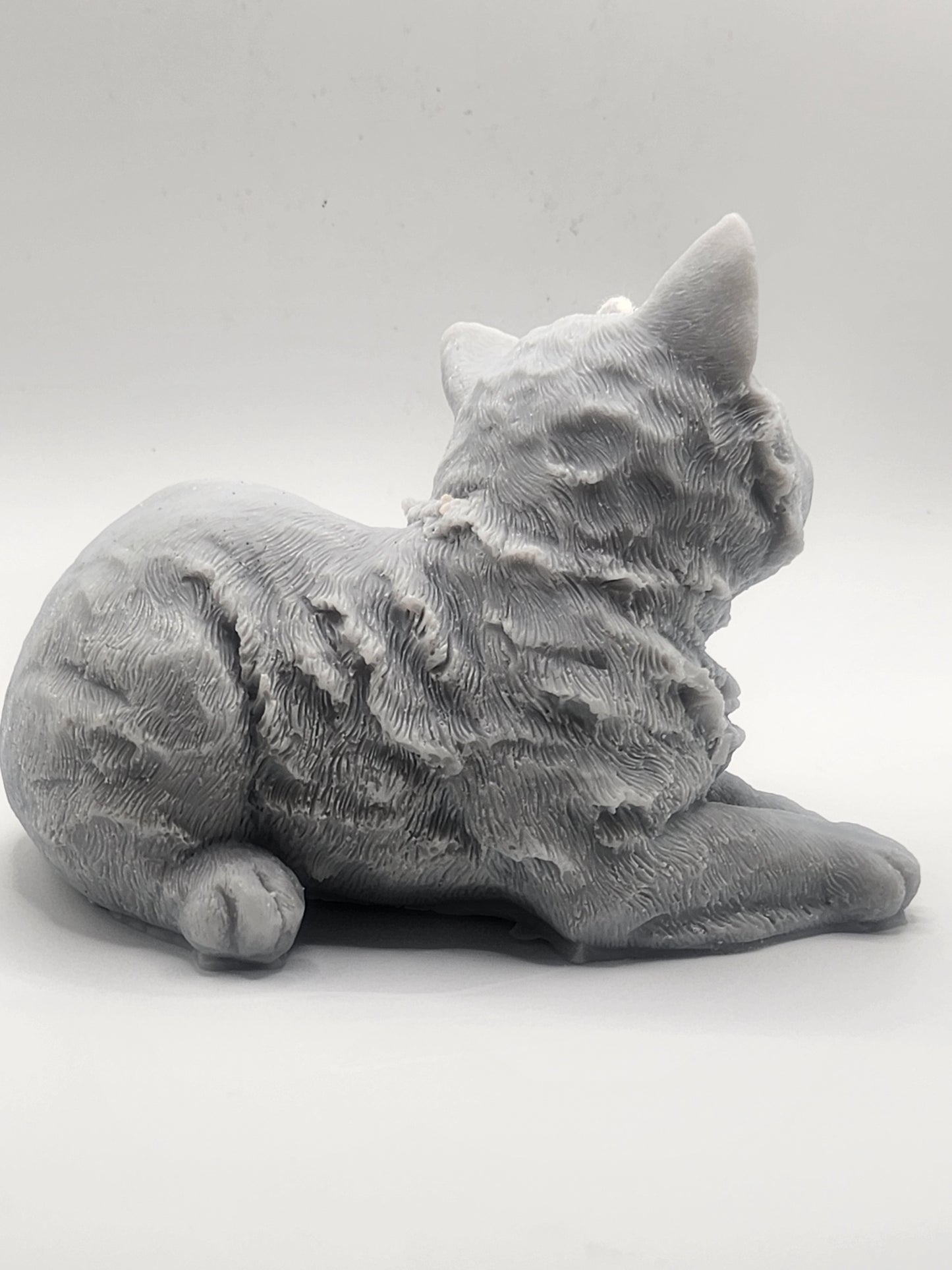 Cat Lying Candle