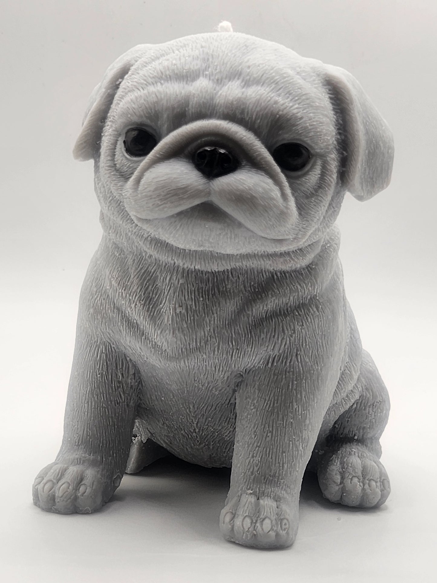 Pug Dog Candle