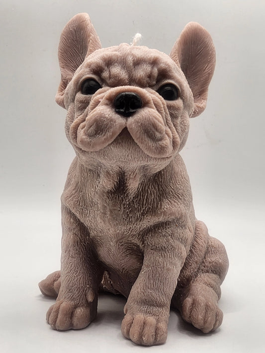 French Bulldog Candle