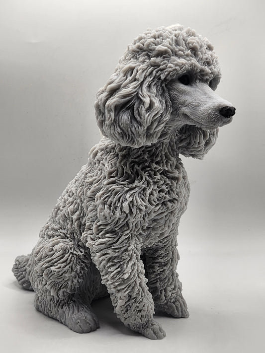 Giant Poodle Dog Candle