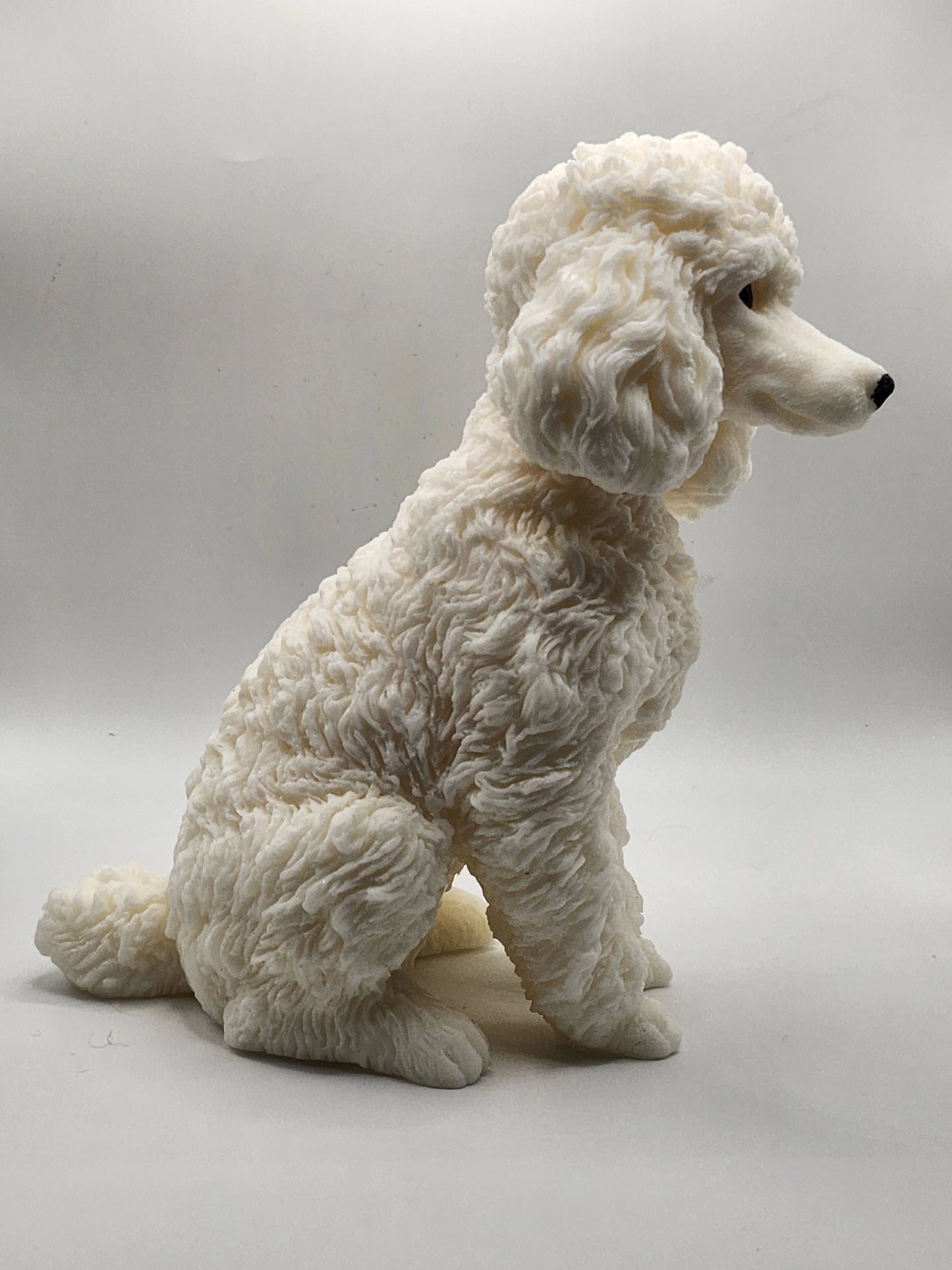 Giant Poodle Dog Candle