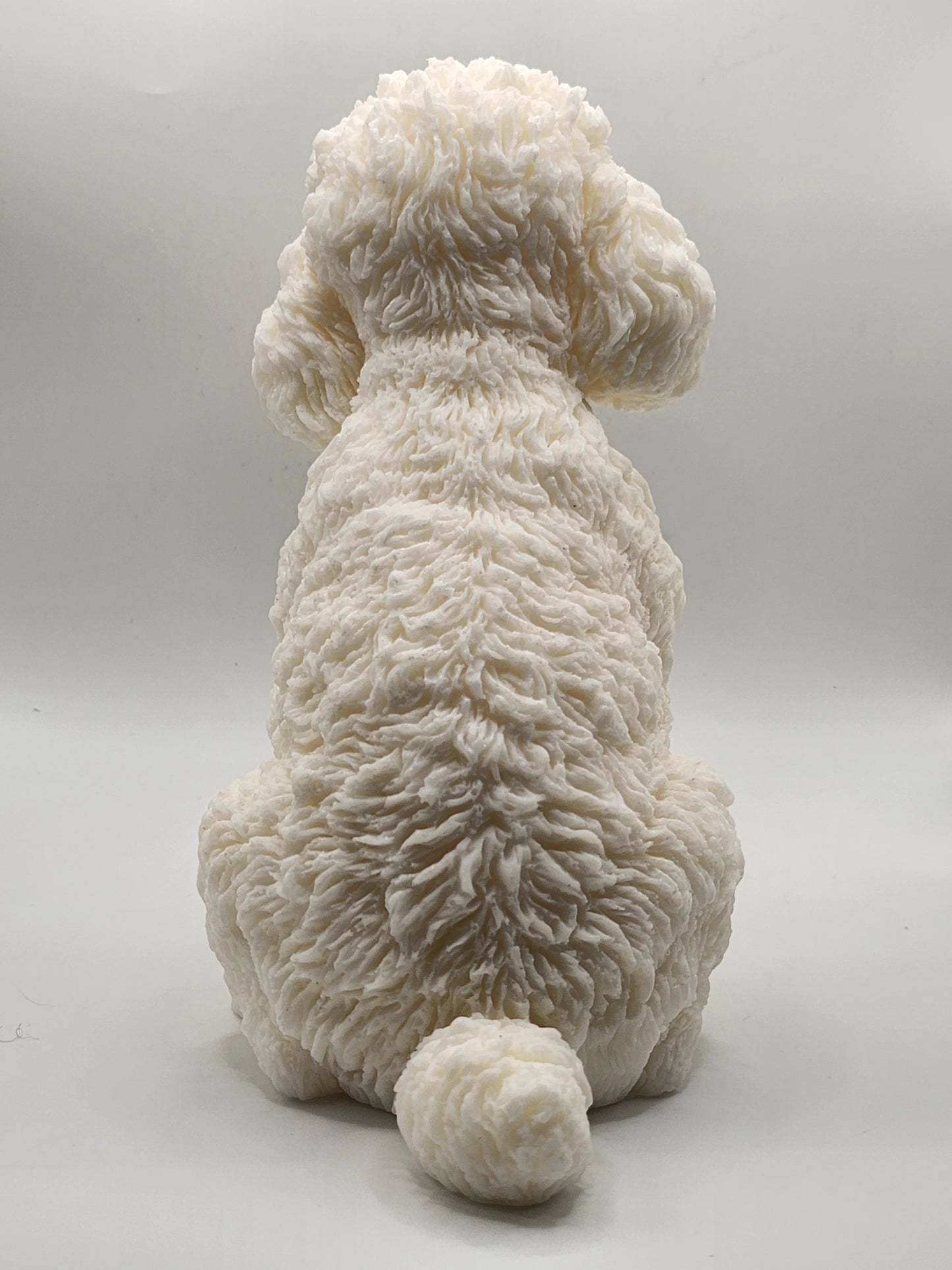 Giant Poodle Dog Candle