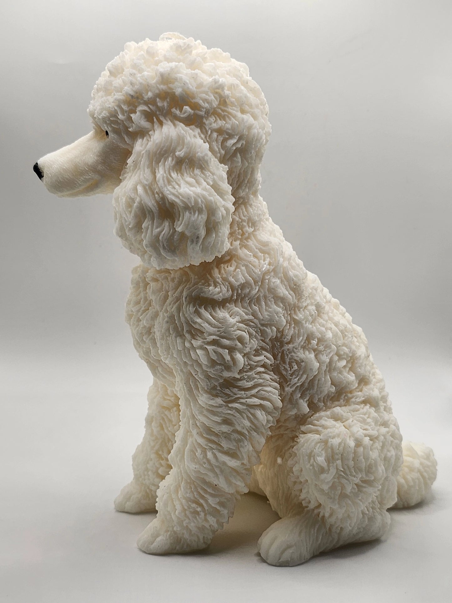 Giant Poodle Dog Candle