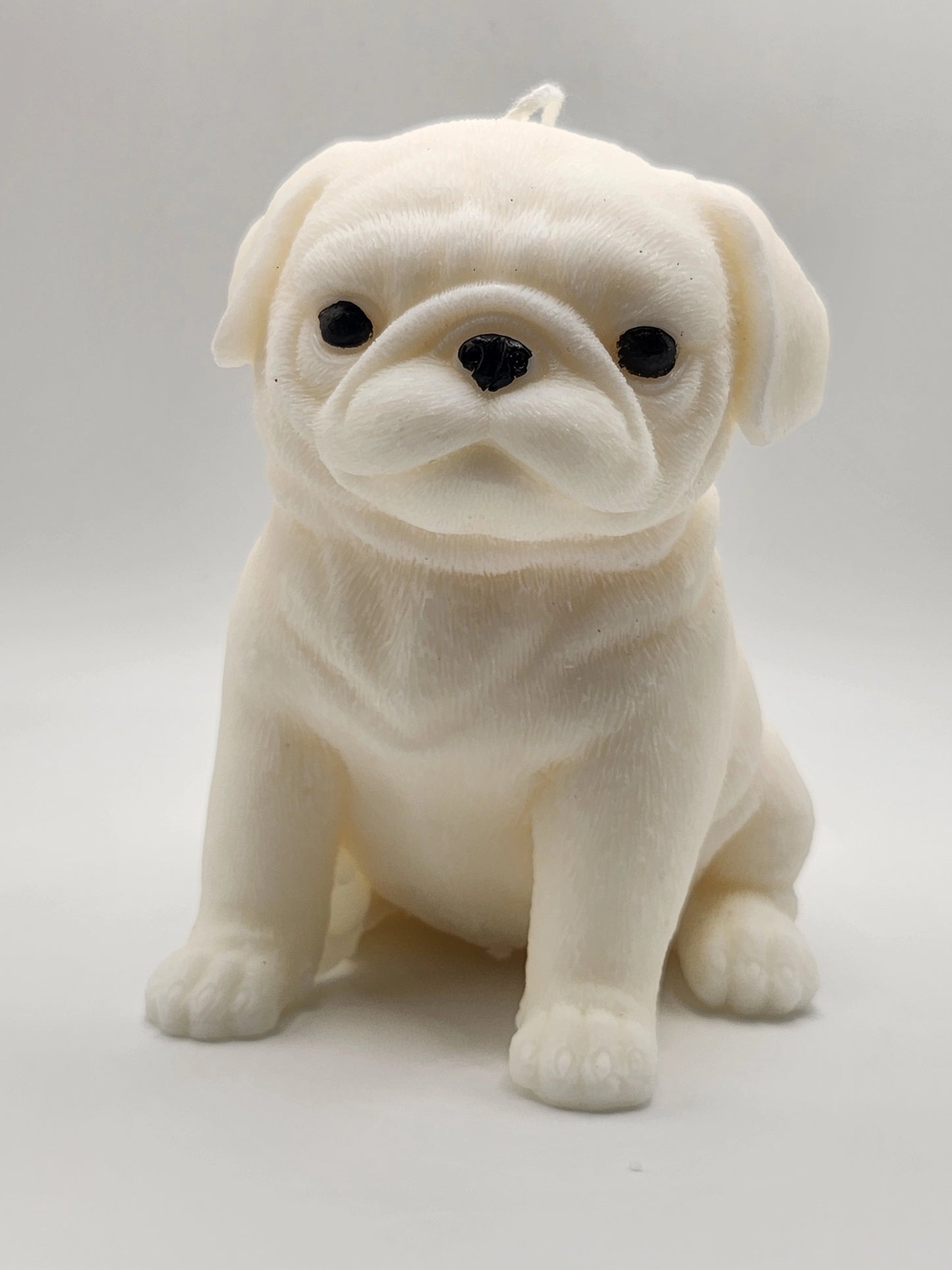 Pug Dog Candle
