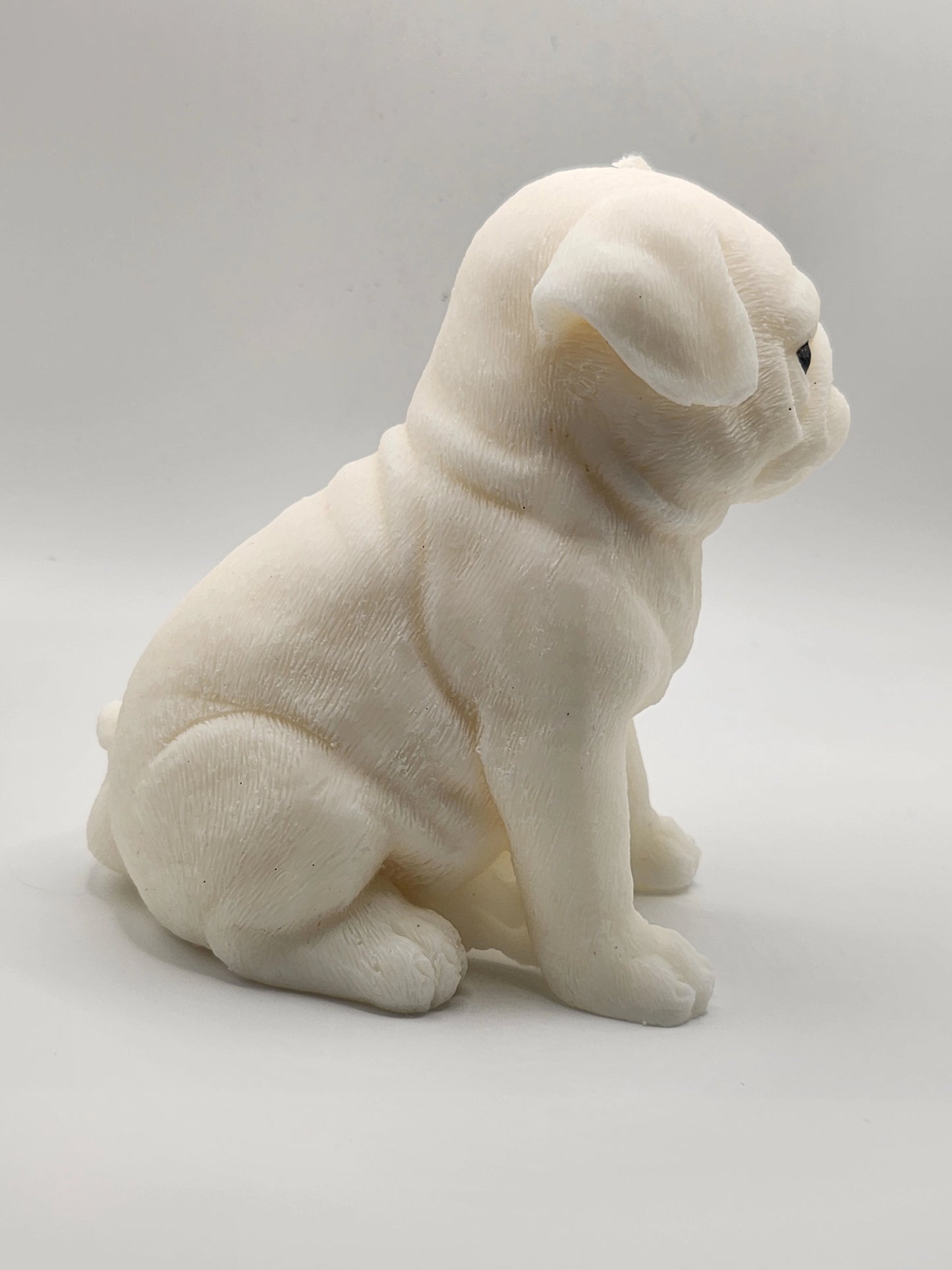 Pug Dog Candle