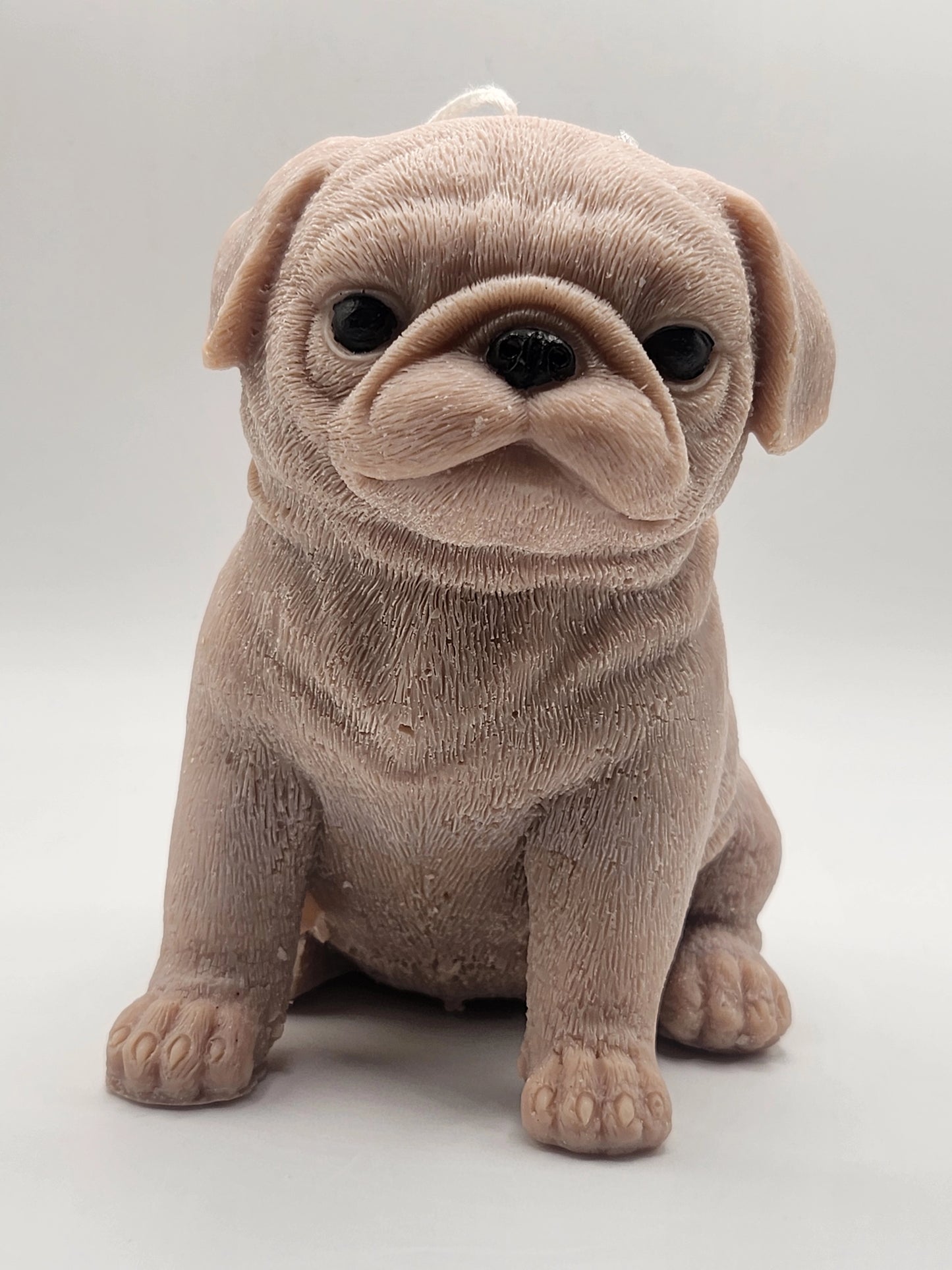 Pug Dog Candle