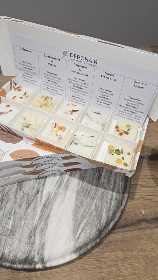 Box of 10 Botanical Wax Melts - Autumn Scents Soy Wax Set