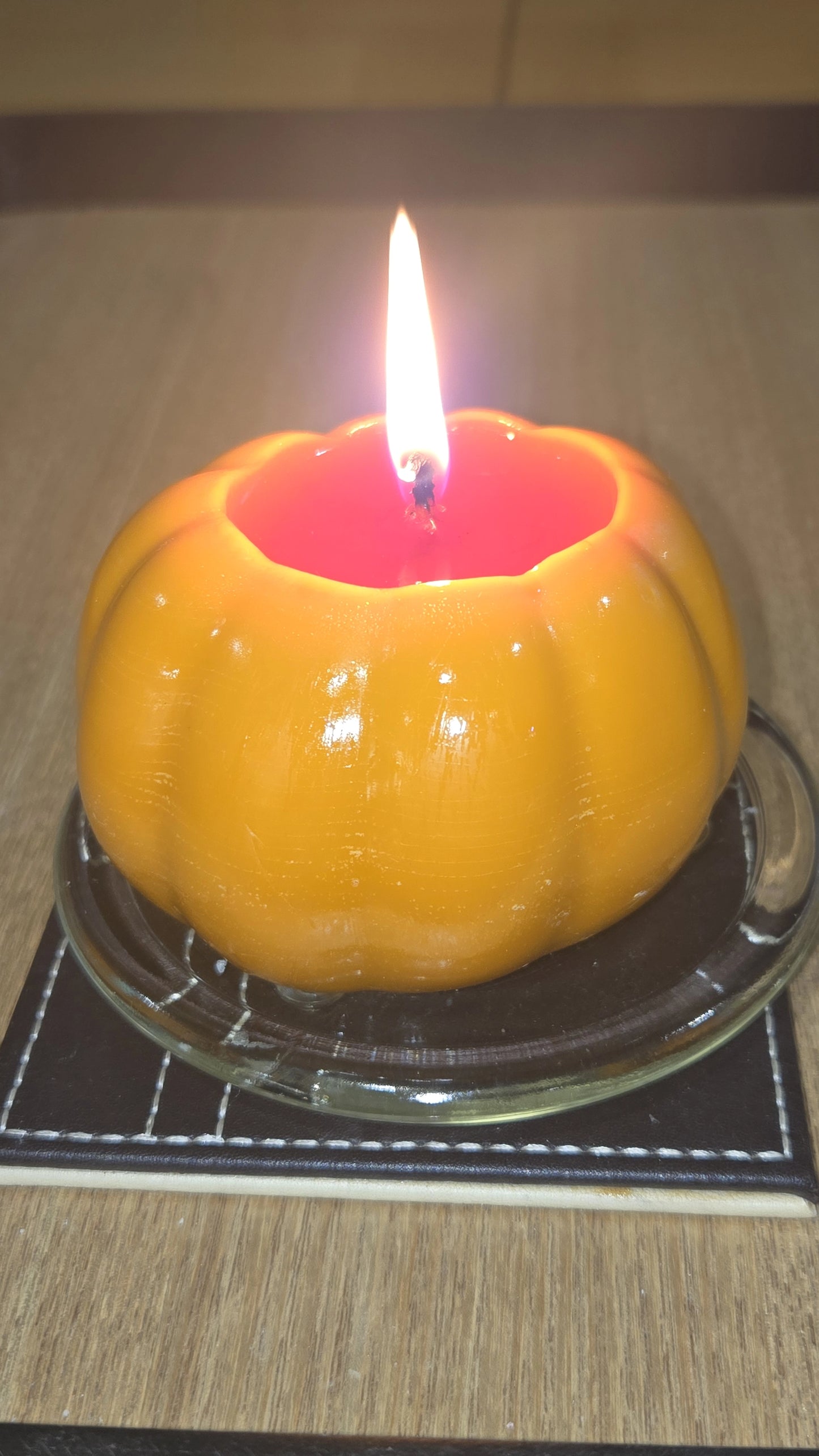 Glazed Pumpkin Spice Ornamental Candle