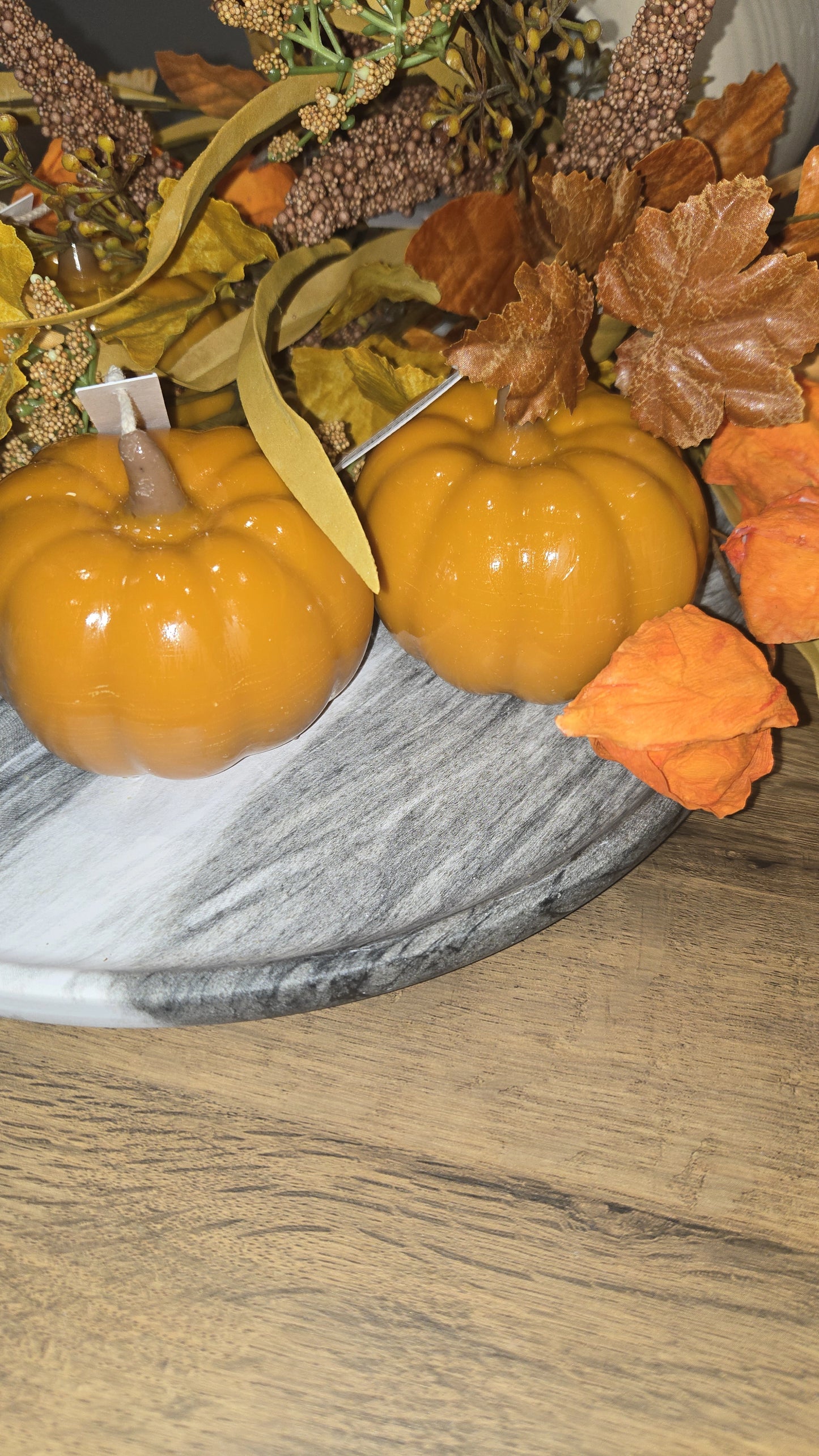 Glazed Pumpkin Spice Ornamental Candle