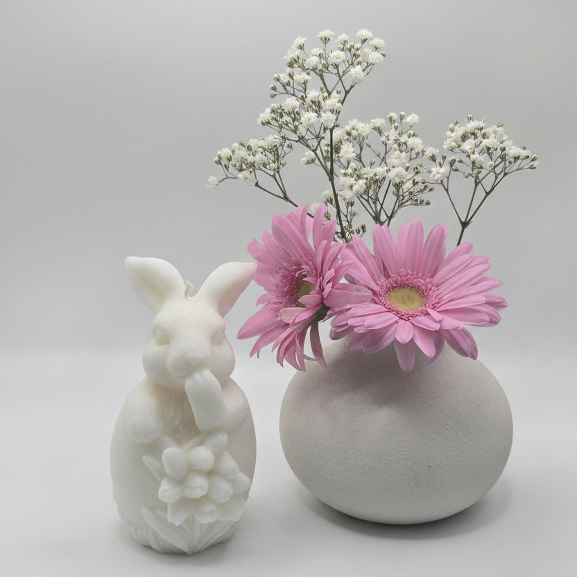 Tulip Rabbit Candle