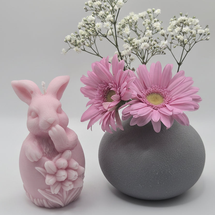 Tulip Rabbit Candle