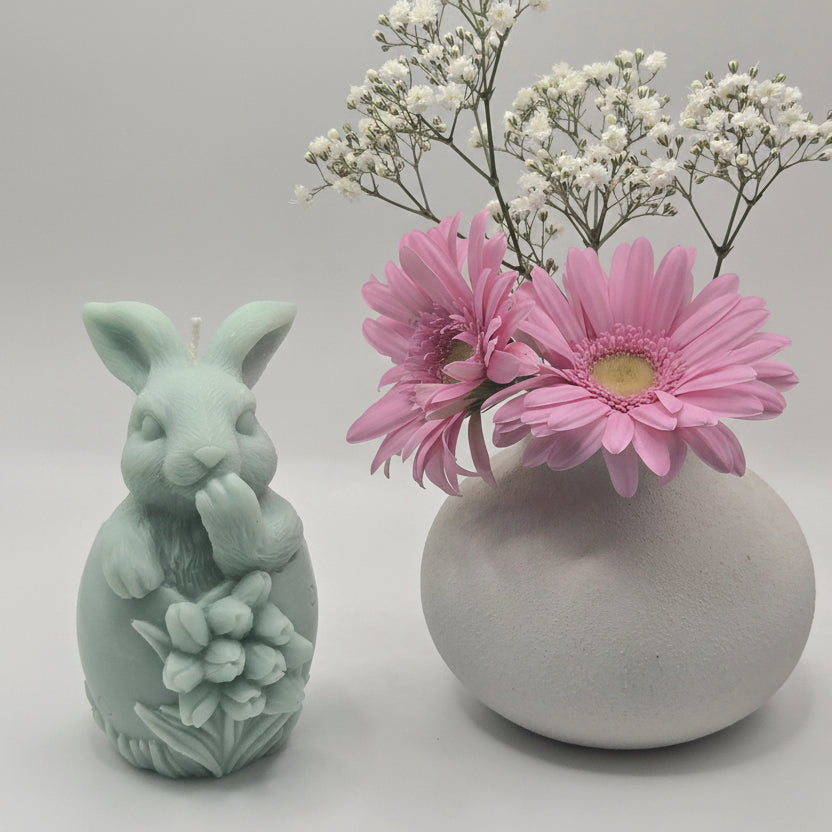 Tulip Rabbit Candle