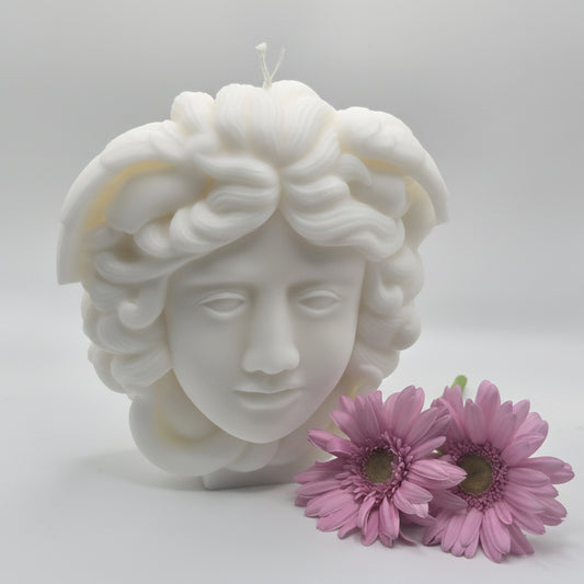 Medusa Head Large Candle