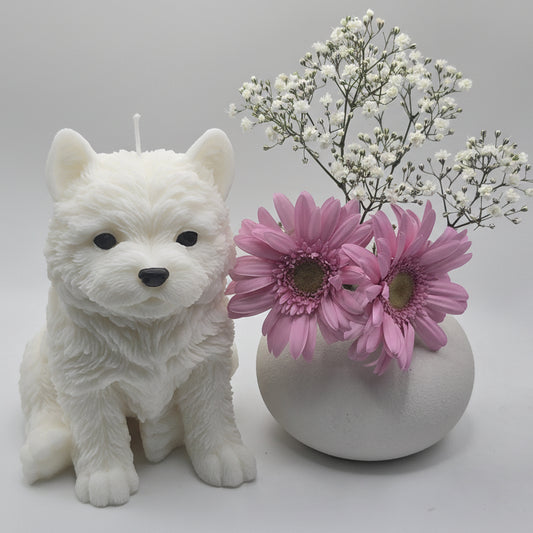 West Highland Terrier  Dog Candle