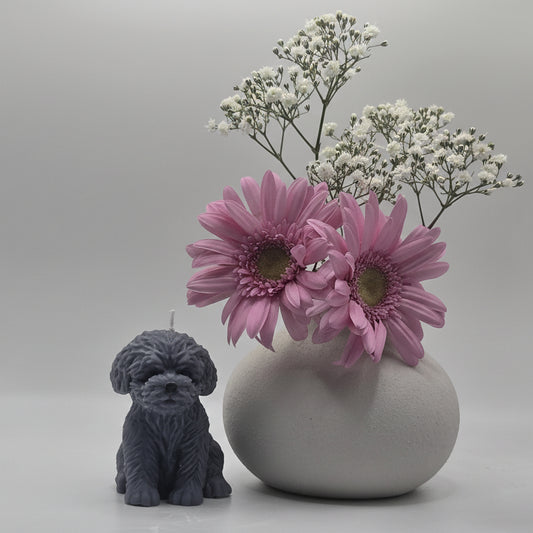 Small Puppy Dog Candle