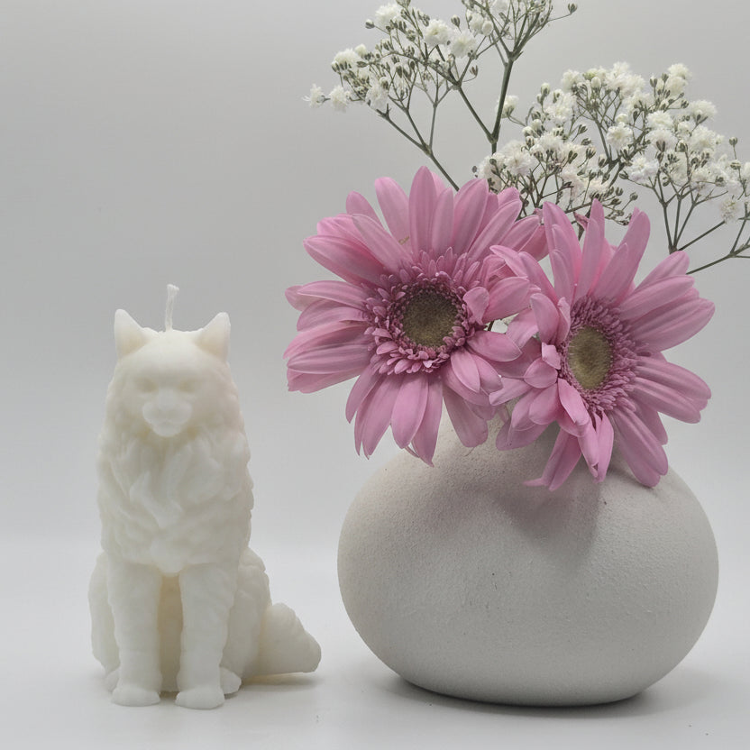 Sitting Cat Candle
