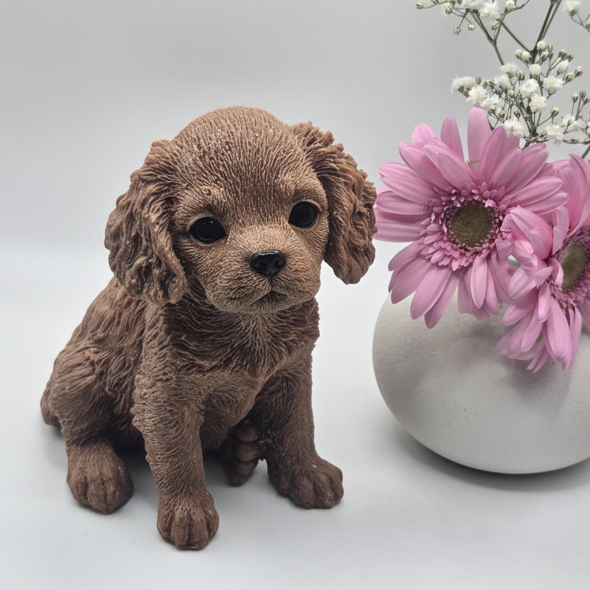 King Charles Spaniel Dog Candle