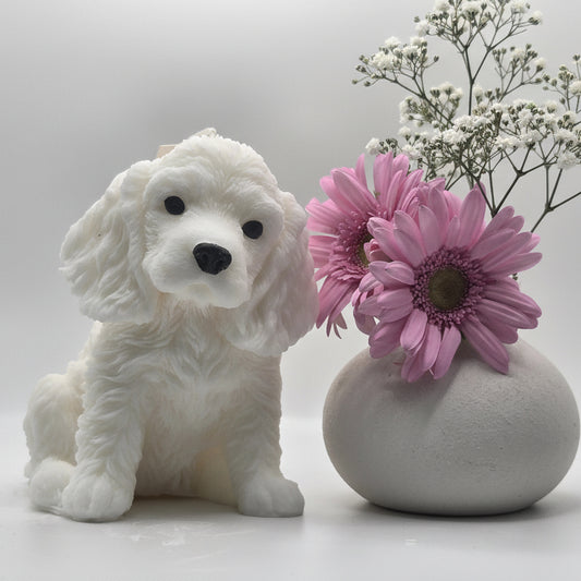 Cocker Spaniel Dog Candle