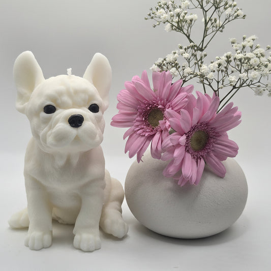 French Bulldog Candle
