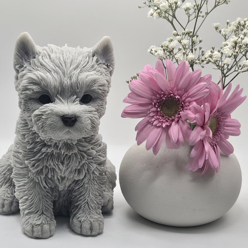 Yorkshire Terrier Dog Candle