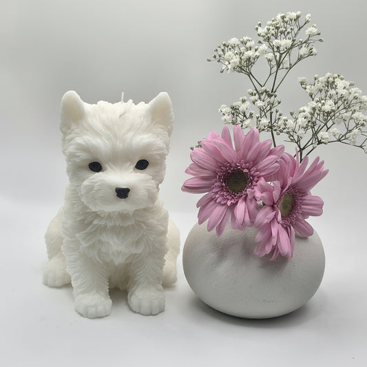Yorkshire Terrier Dog Candle