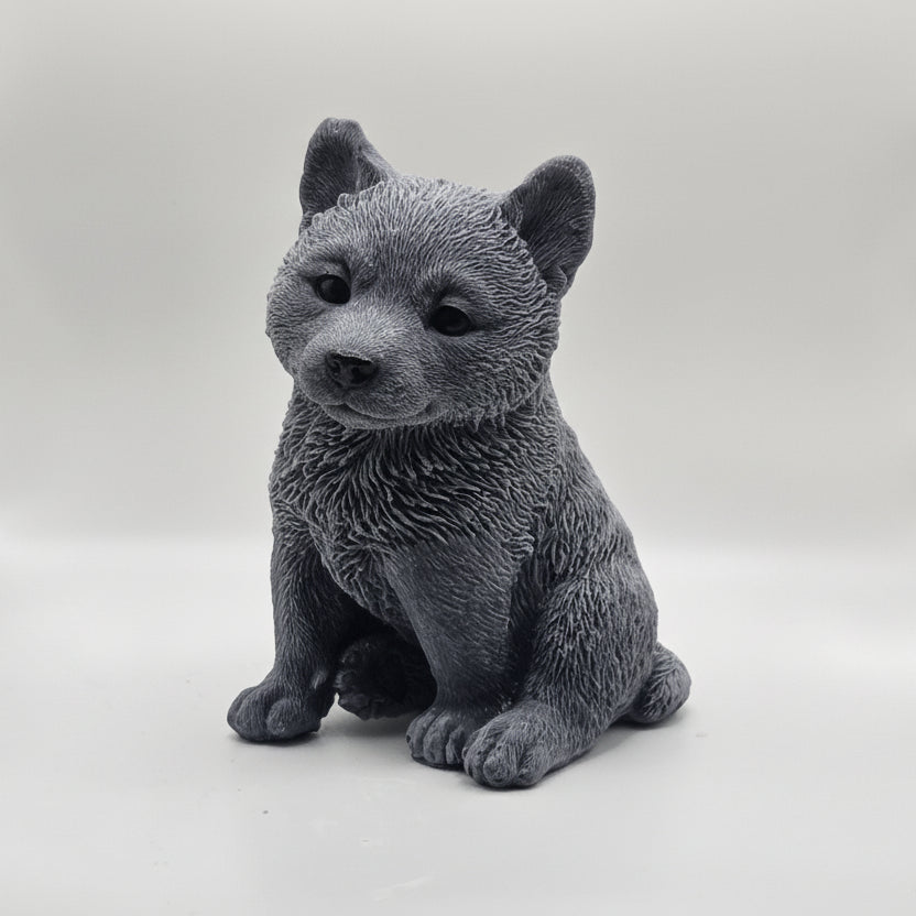 Siberian Husky  Dog Candle
