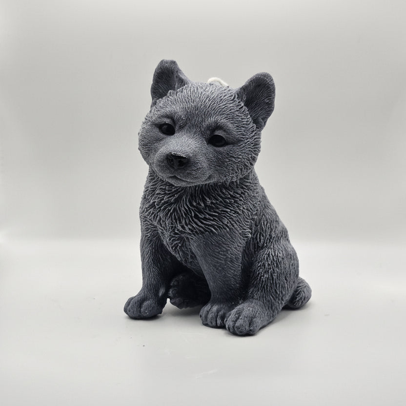 Siberian Husky  Dog Candle