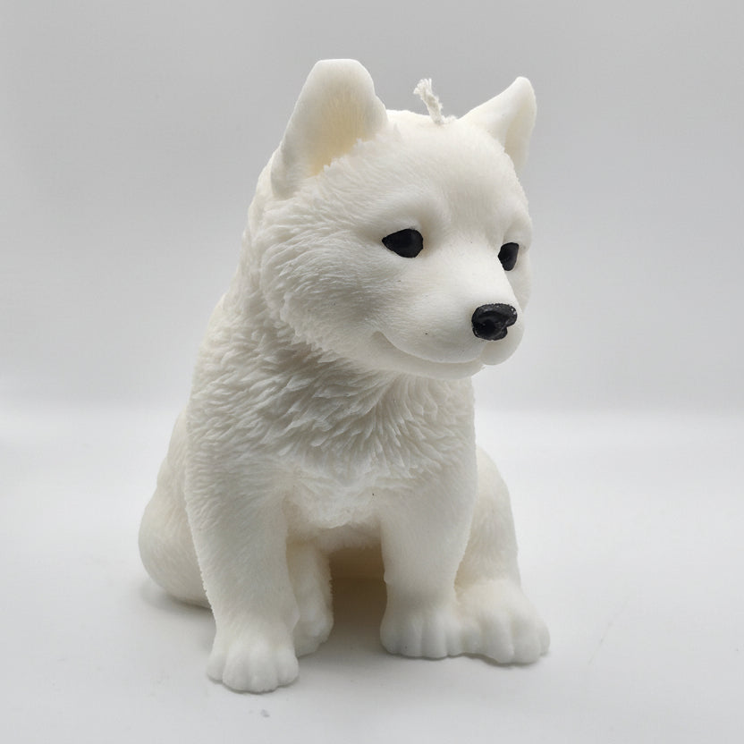 Siberian Husky  Dog Candle