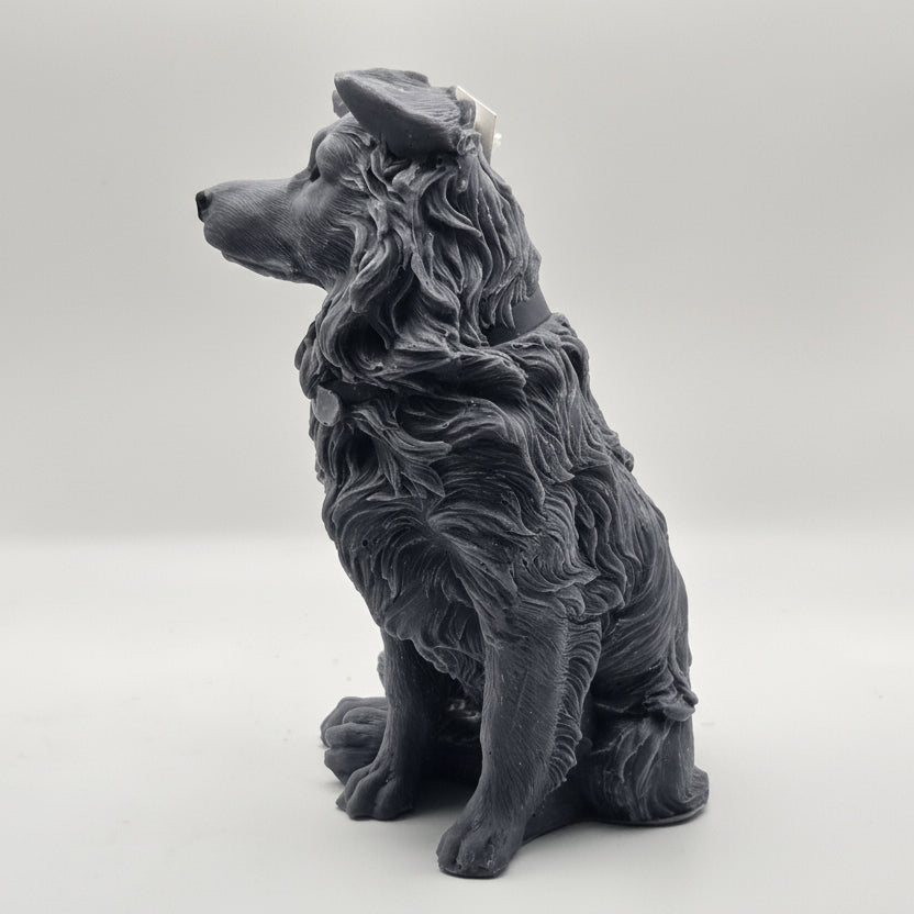 Border Collie Dog Candle