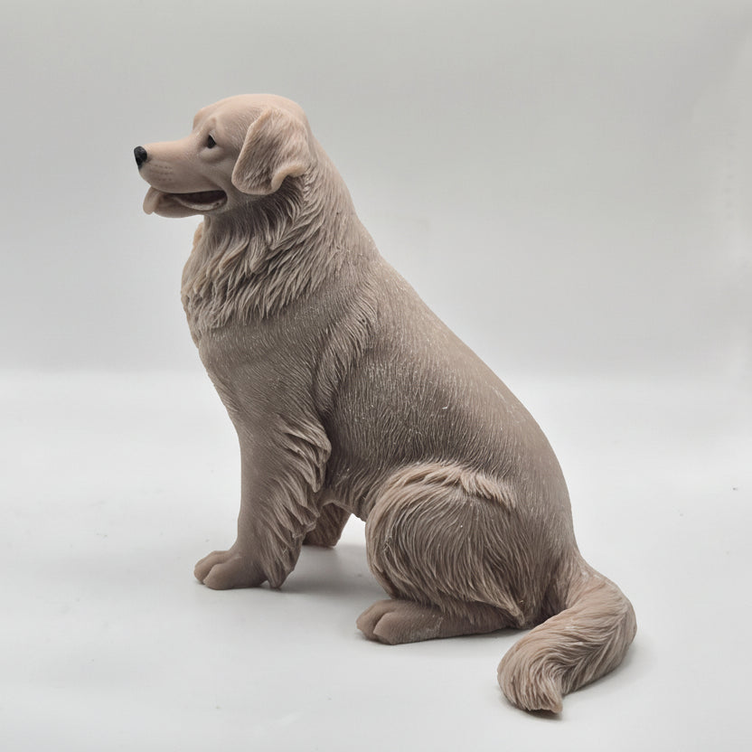 Golden Retriever Dog Candle